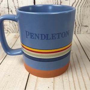 Pendleton Blue Stoneware Mug